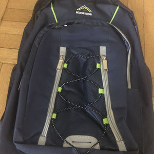 NWT Mountain Terrain Backpack with School Supplies